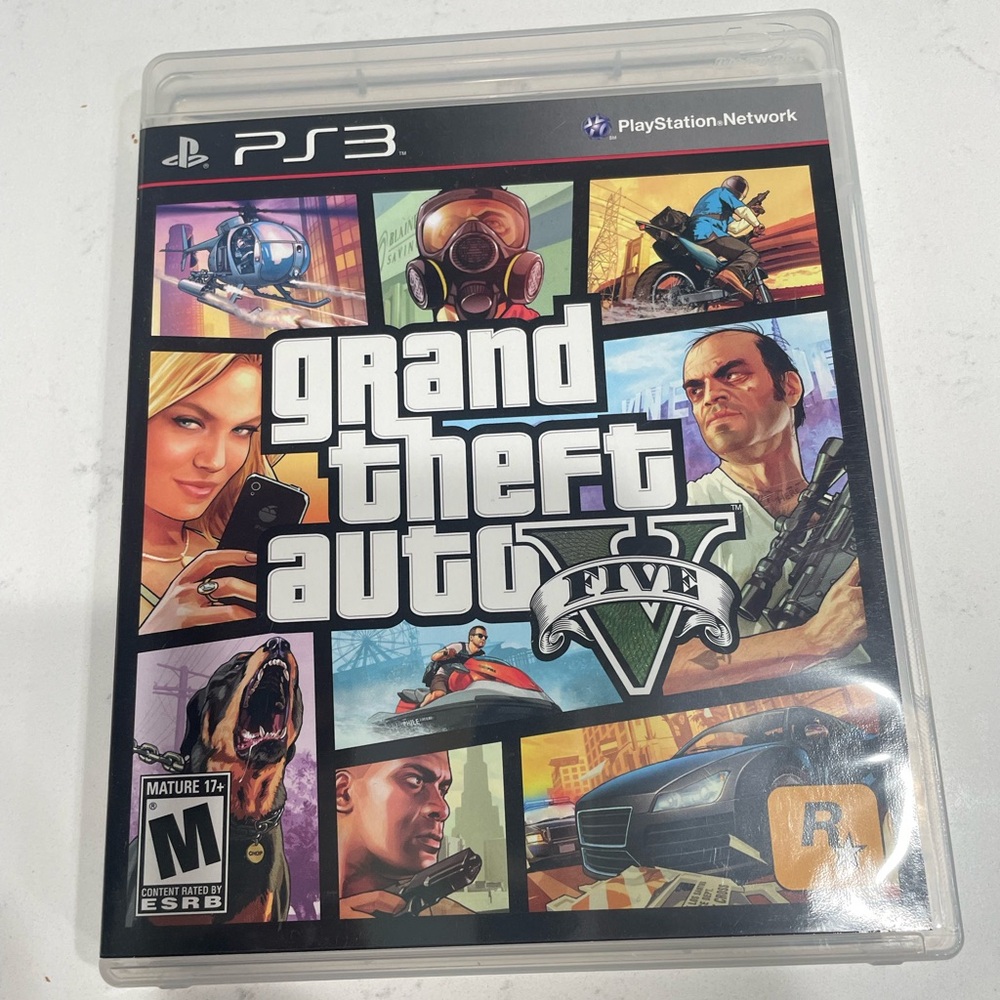 Grand Theft Auto V 5 GTA V Video Game Sony Playstation 3 PS3